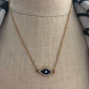 Evil eye pendant necklace
